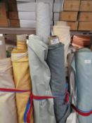 Approximately 50m of Assorted Curtain Fabric