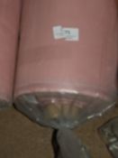 Roll of Pink Bed Sheet Material