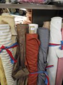 Approximately 50m of Assorted Curtain Fabric