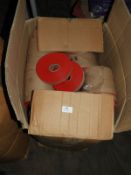 Box Containing Assorted Red Ribbon