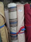 Approximately 50m of Assorted Curtain Fabric