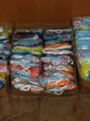 Box of 20 Inflatable Backpacks (Various Colours)