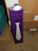 Box Containing 250 Geno Poly Silk Tie Wallets