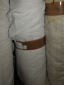54m Roll of White Fabric