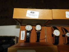 Two Sets of Ladies & Gents Wristwatches in Present