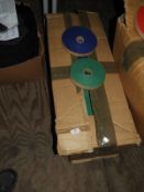 Assorted Blue, and Green Ribbon