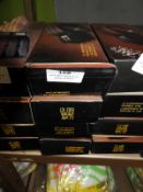 Four 12 Way Faux Leather Belts