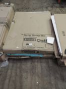 Two Boxes of 10 430x355x290 Storage Boxes