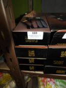 Four 12 Way Faux Leather Belts