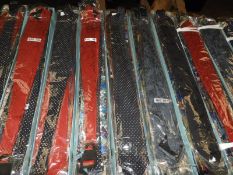 Fifty 100% Silk Ties (Assorted Colours and Styles)