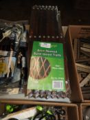 Six 8mm Riveted Burntwood Trellises