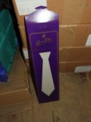 Box Containing 250 Geno Poly Silk Tie Wallets