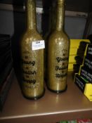 Four Decorative Bottles 