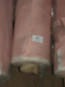 Roll of Pink Bed Sheet Material
