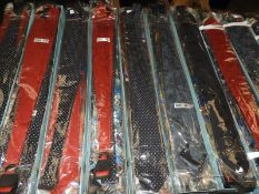 Fifty 100% Silk Ties (Assorted Colours and Styles)