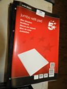 Four Jumbo A4 Refill Pads