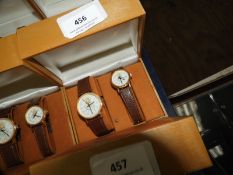 Two Sets of Ladies & Gents Wristwatches in Present