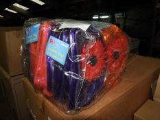 Sixty PVC Cosmetics Bags (Various Colours)