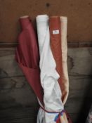 Five Part Rolls of Assorted Upholstery and Curtain