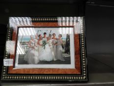 Six 5x7 Inlaid Photo Frames