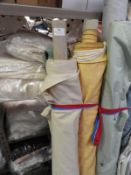 Approximately 50m of Assorted Curtain Fabric