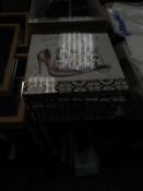 Six Unframed Printed Canvases