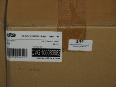 Two Boxes of 10 Elba Vision Ring Binders (Blue)
