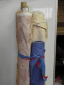 Approximately 50m of Assorted Curtain Fabric
