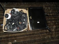 *Box of CCTV Equipment, Flat Screen Monitor, etc.