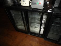 *Rhino Two Door Undercounter Bottle Cooler