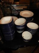 *Quantity of Blue & White Enamelware
