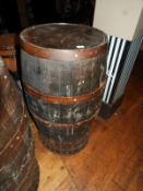 *Oak Barrel Poseur Table
