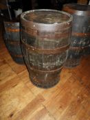 *Oak Barrel Poseur Table