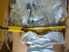 Box of 300 Large Baby Blue T-Shirts for Teddies an