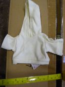 Box of 400 Medium Green Hoodies for Teddies and Do