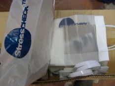 *Box of 250 Small Stresscheck Carrier Bags