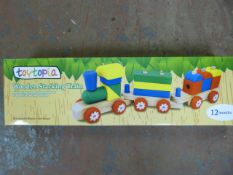 *Toytopia Wooden Stacking Train