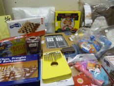 *Quantity of Toys, Games, Blankets, Dr Who Tablet