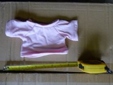 Box of 500 Large Baby Pink T-Shirts for Teddies an