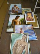 Six Piece of Gay Erotic Art