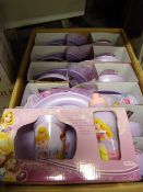 *Box of 12 Disney Princess Four Piece Dinner Sets