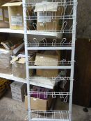 *Wall Mounted Metal Framed Display Rack