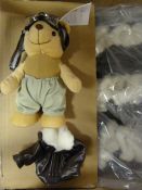 Box of 50 20cm Unclothed Pilot Bears
