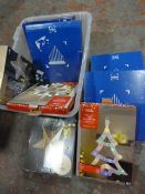 Box of Christmas Decorations