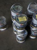 *5x 5L of Dulux Trade Diamond Eggshell Ral-9003 Signal White Paint