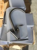*Box Containing Ten Swan Neck Monobloc Taps with B