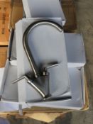 *Box Containing Ten Swan Neck Monobloc Taps with B