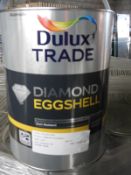 *30x 5L of Dulux Trade Diamond Eggshell 9003 Signal White Paint