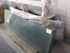 *Seventeen Assorted Toughened Glass Shower Panels