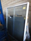 *Two Sliding Shower Doors with Panels 144x185cm